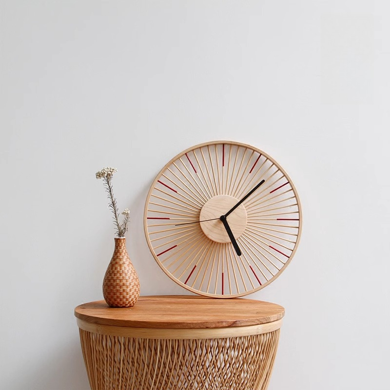 Interior Design Japanese - Japanese Simple Wall Clock High Quality