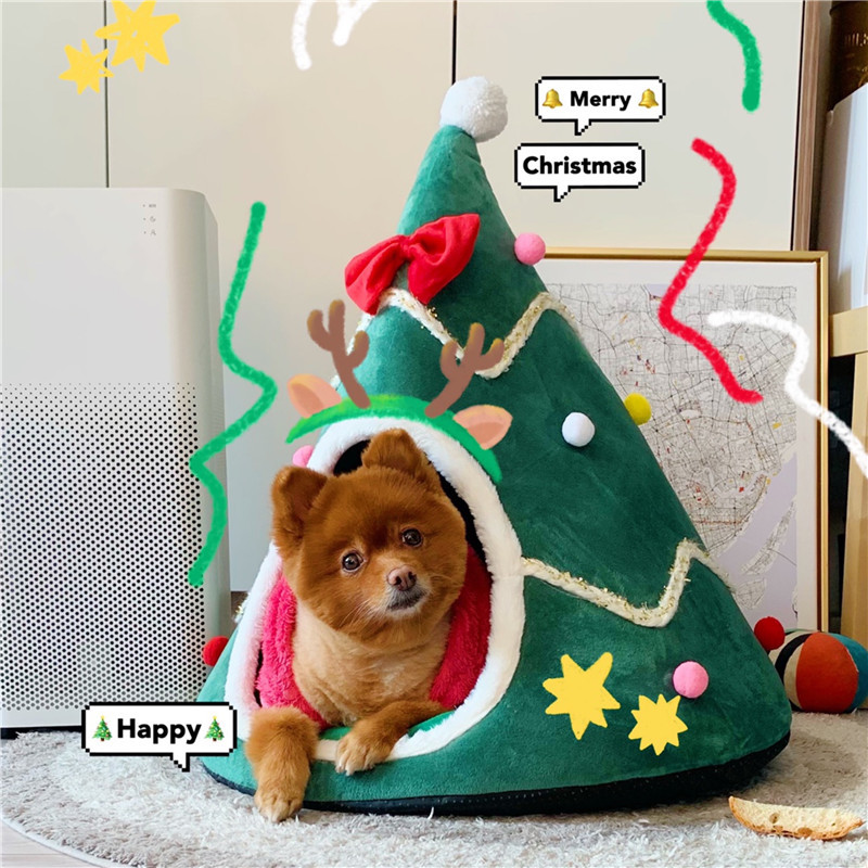 Christmas Tree Design Cat Bed  - Interior Design Warm ulasan dan harga