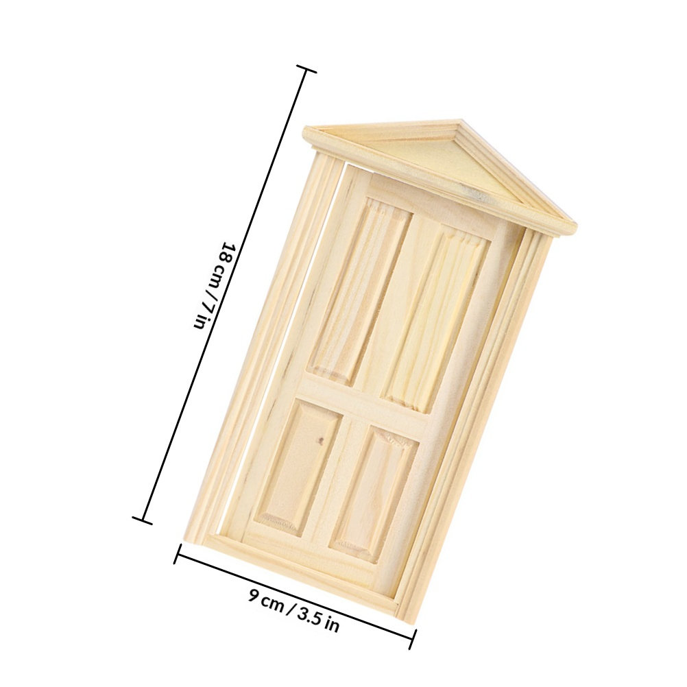 2Pcs Mini Wooden Door for Mini - Interior Design Warm ulasan dan harga