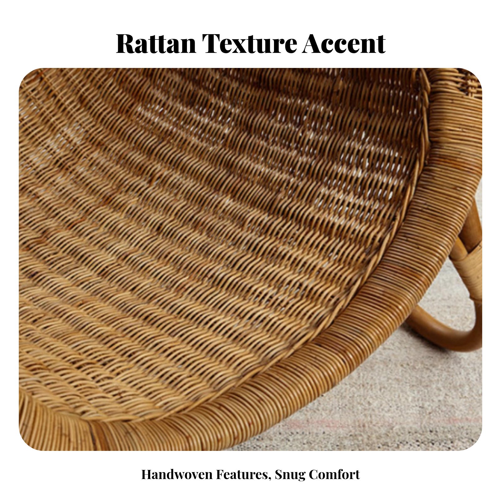 Rattan Lounge Chair Natural Mi - Interior Design Japanese ulasan dan harga