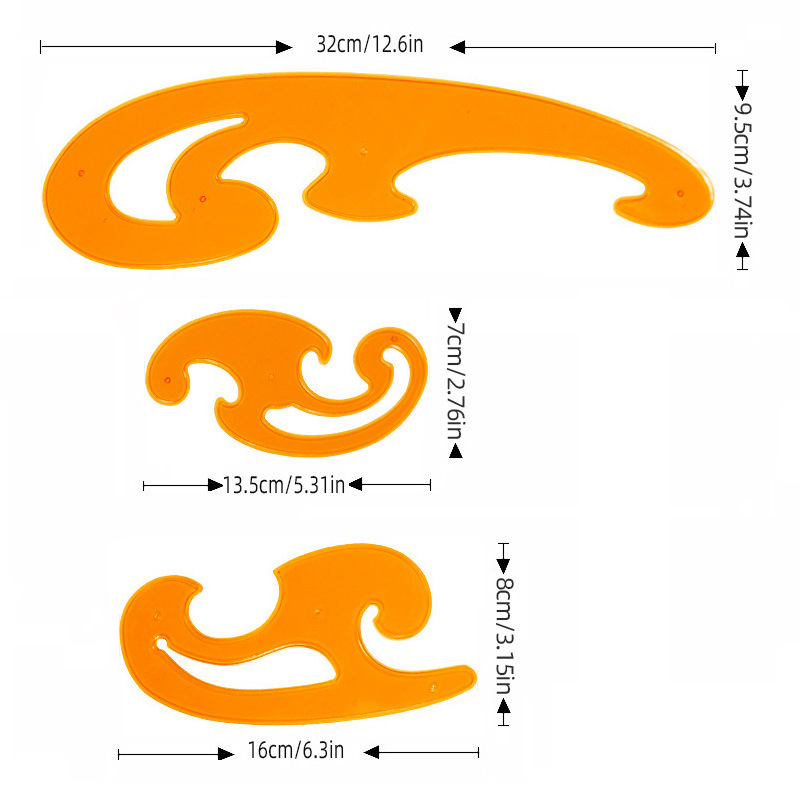 3pcs Curve Board 3-Piece Set S - Interior Design Layout ulasan dan harga