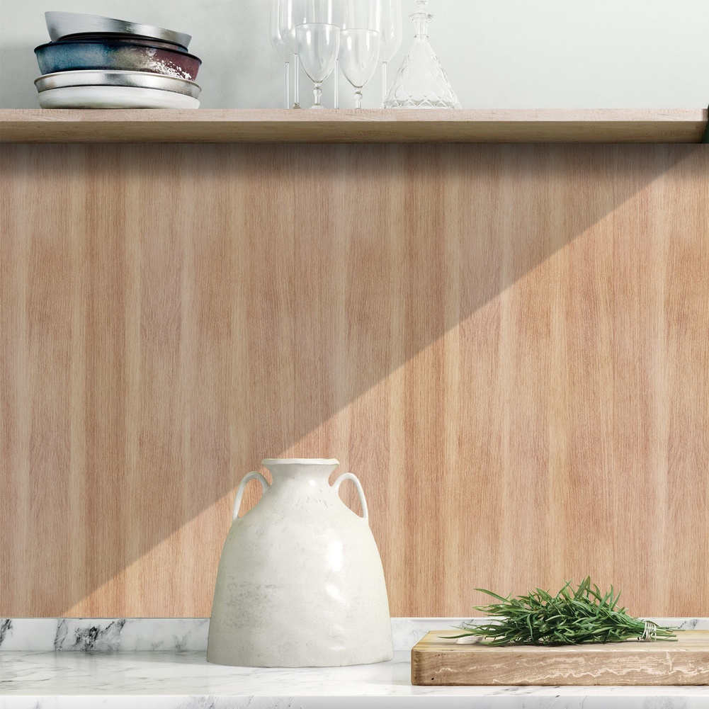 Scandinavian Wood Grain PVC Wa - Interior Design Scandinavian ulasan dan harga