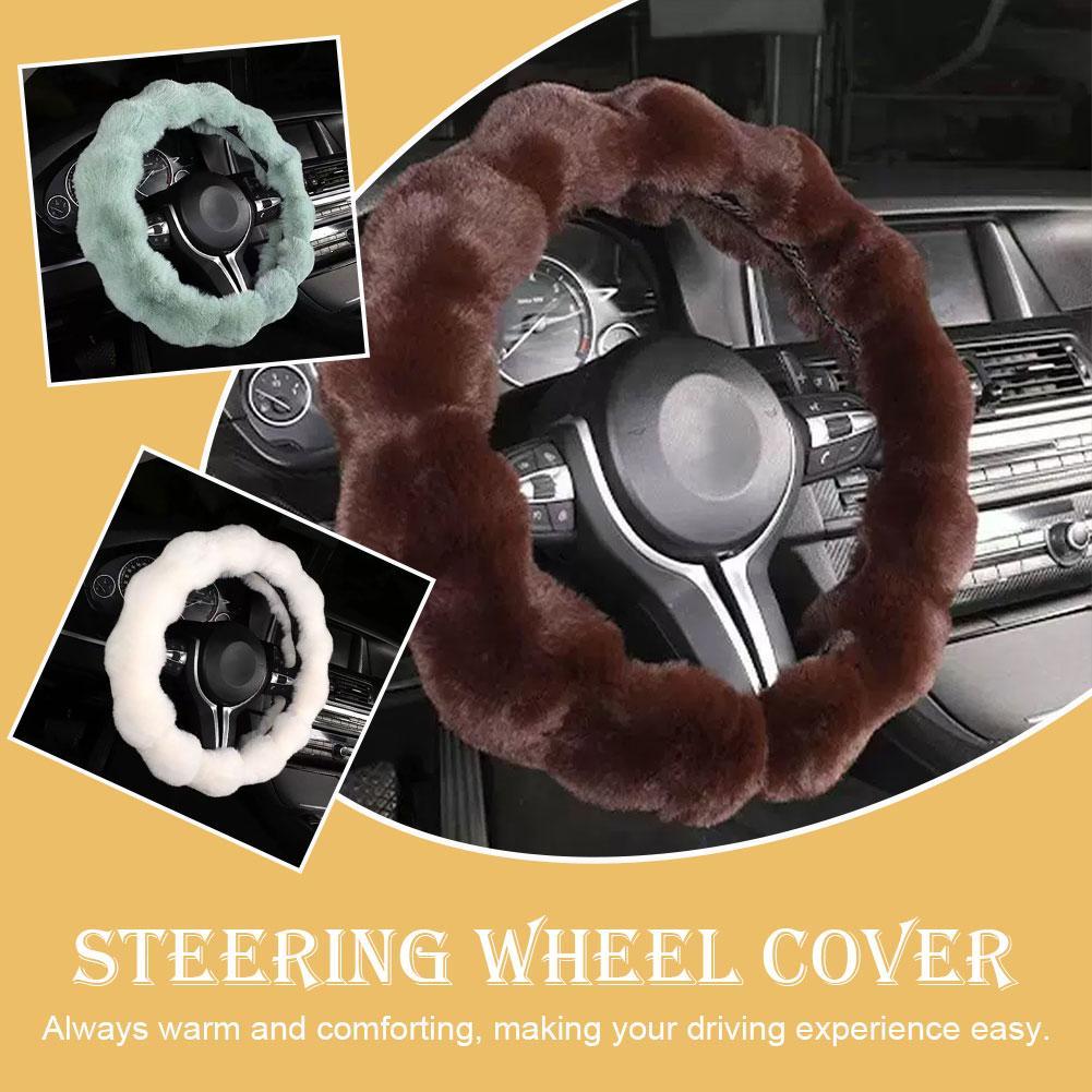 Fluffy Car Steering Wheel Cove - Interior Design Warm ulasan dan harga