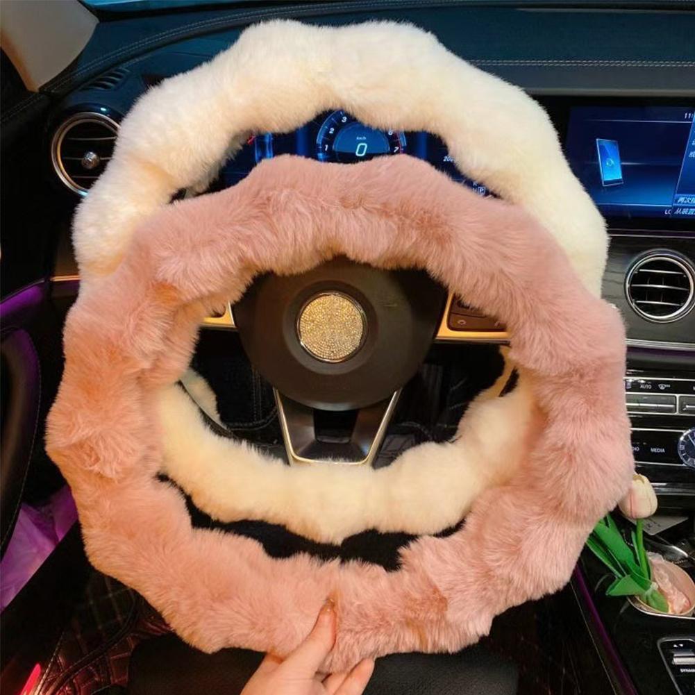 Fluffy Car Steering Wheel Cove - Interior Design Warm ulasan dan harga