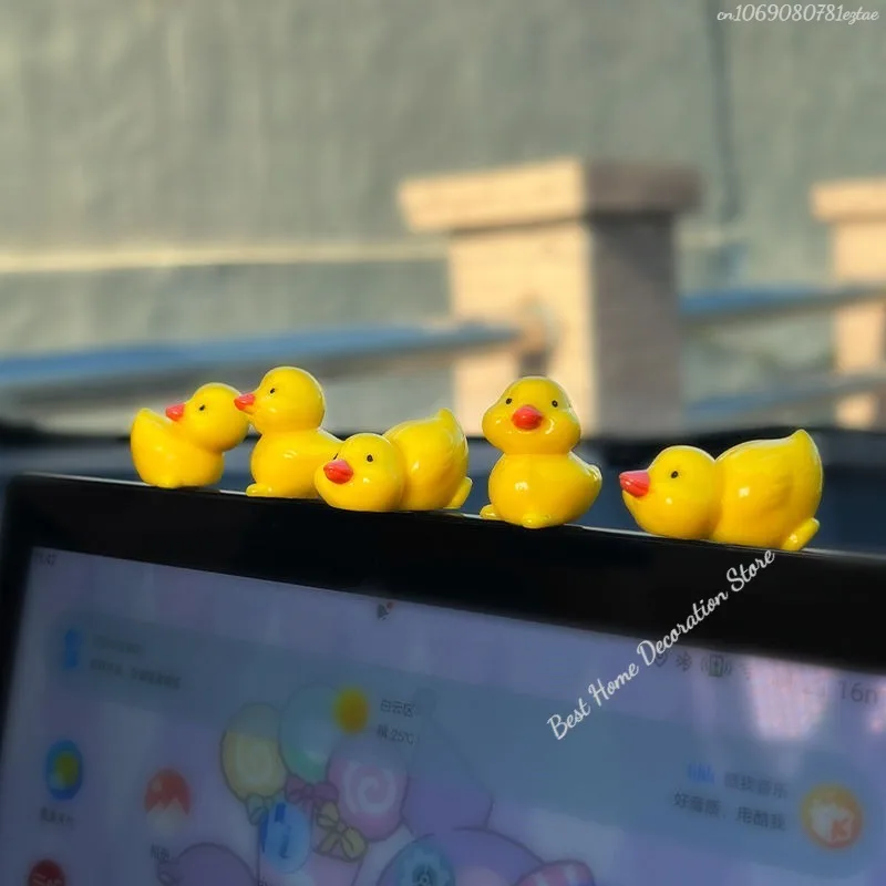 5pcs Cute Mini Yellow Ducks De - Interior Design Layout ulasan dan harga