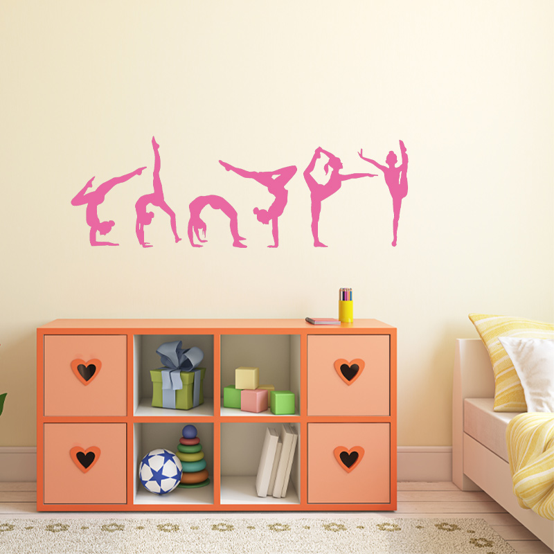 Set of 6 Gymnast Gymnastics Wa - Interior Design Layout ulasan dan harga
