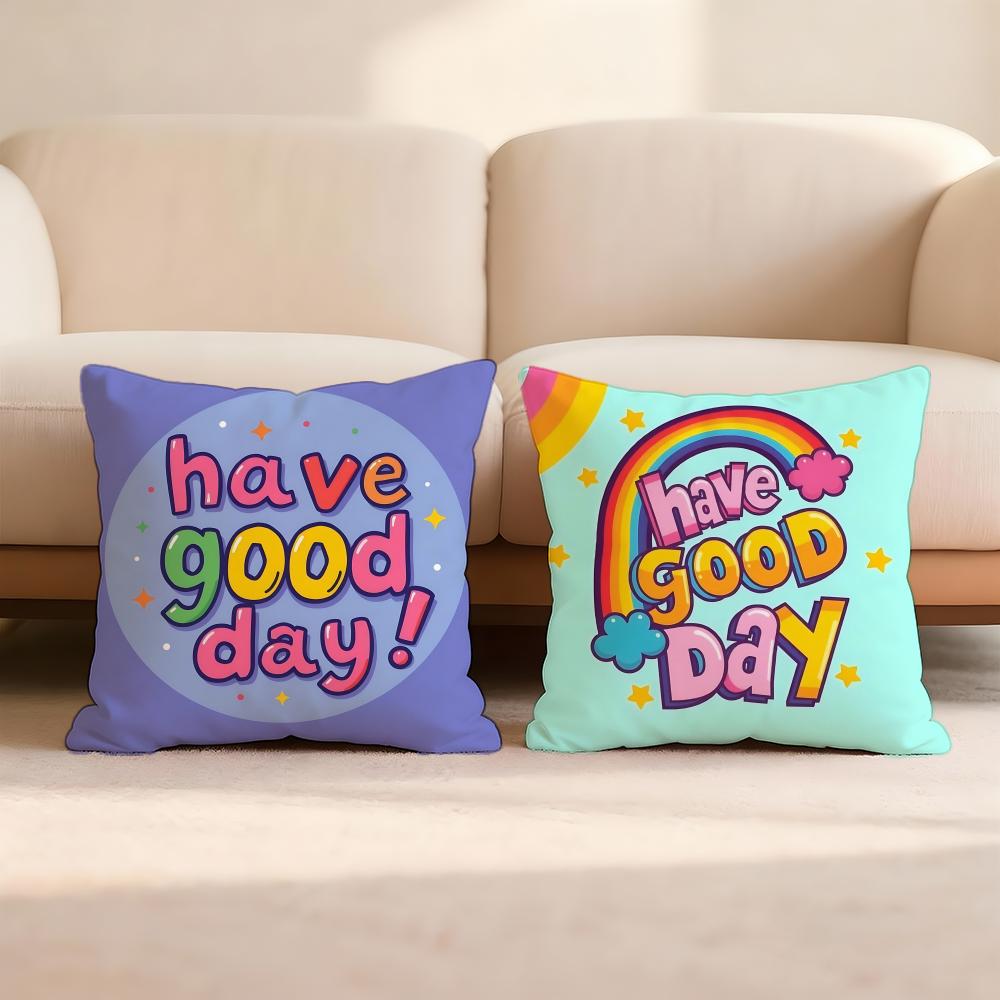 warm good day Cushion Cover Pr - Interior Design Warm ulasan dan harga