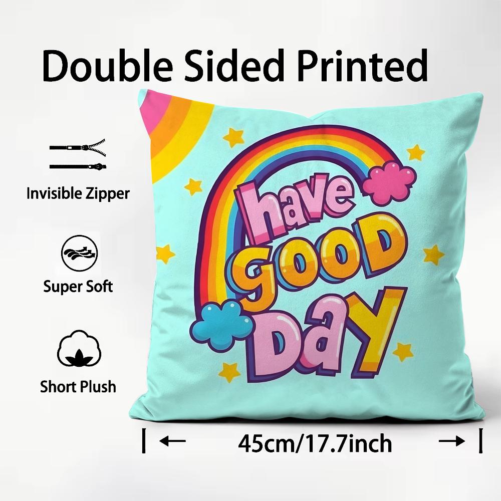 warm good day Cushion Cover Pr - Interior Design Warm ulasan dan harga