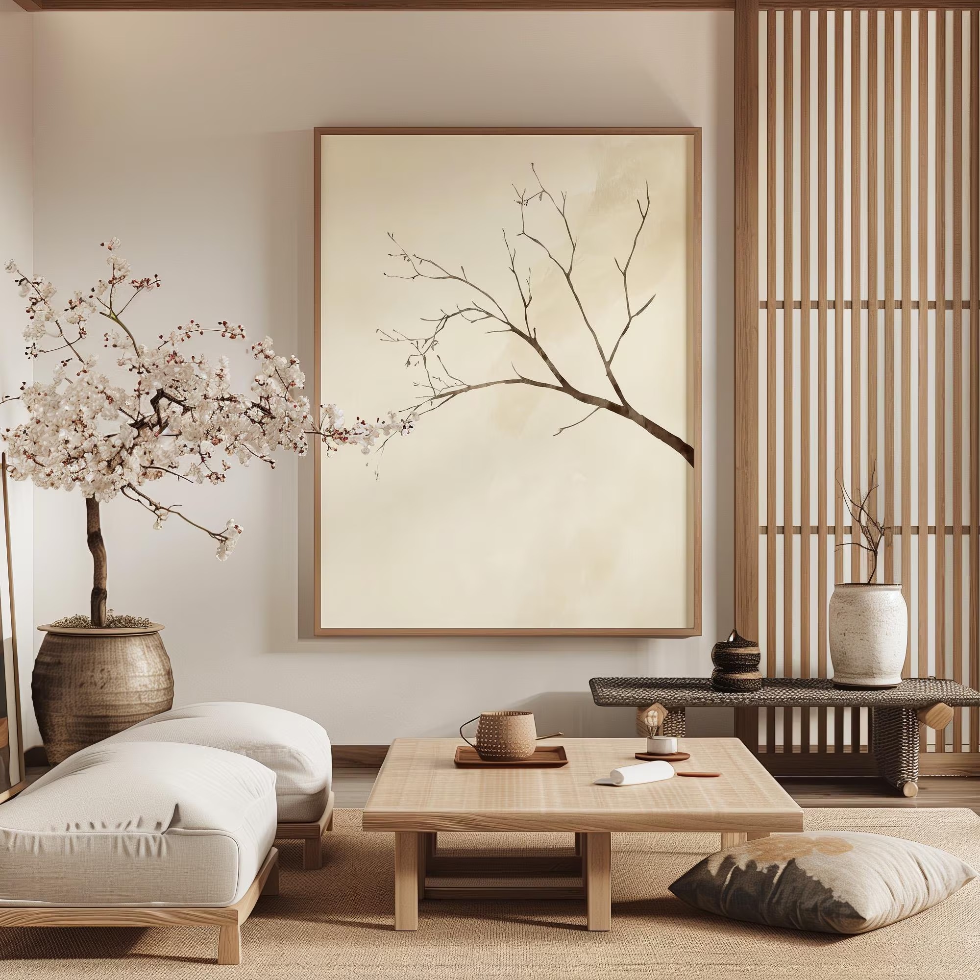 Interior wall art, Wabi-sabi,  - Interior Design Japanese ulasan dan harga