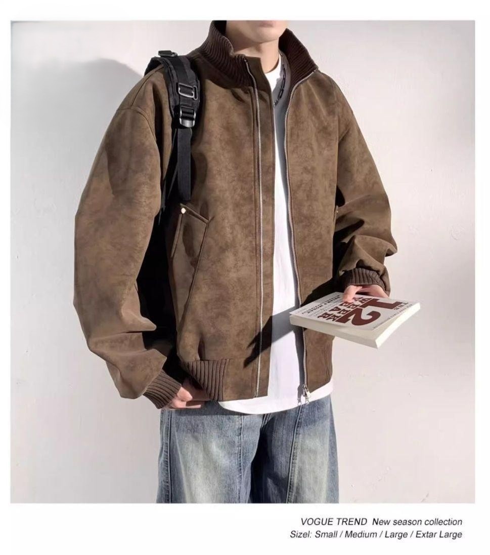 Mens Jacket Coat Knitted Fleec - Interior Design Warm ulasan dan harga