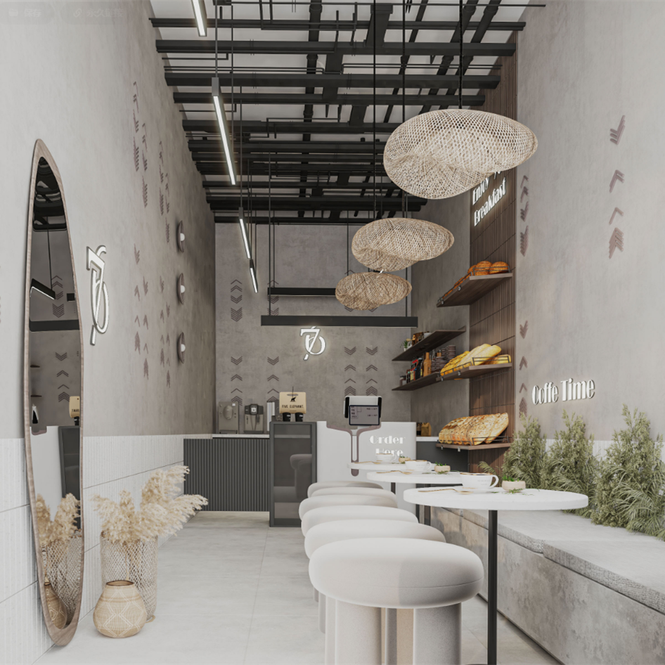 Customized High-Grade Coffee B - Interior Design Layout ulasan dan harga